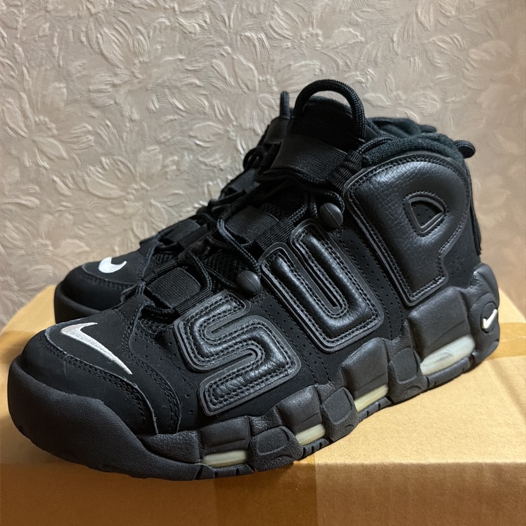 Supreme × Nike Air More Uptempo "Black"