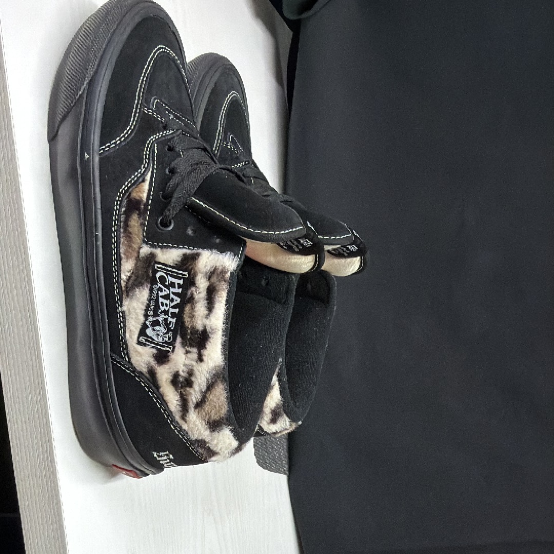 シュプリーム × バンズ レオパード ハーフキャブ "ブラック"