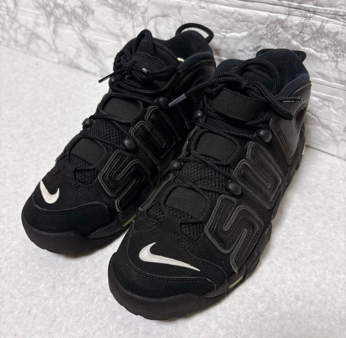 Supreme × Nike Air More Uptempo "Black"