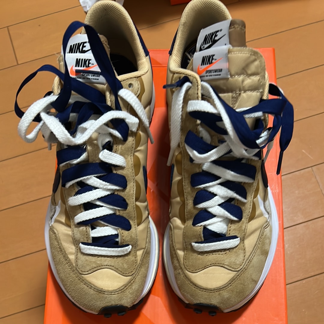 Sacai × Nike Vapor Waffle "Sesame And Blue Void"
