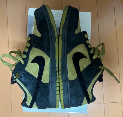 Supreme × Nike SB Dunk Low "Camper Green" (Asia Exclusive) (25FW Week2)