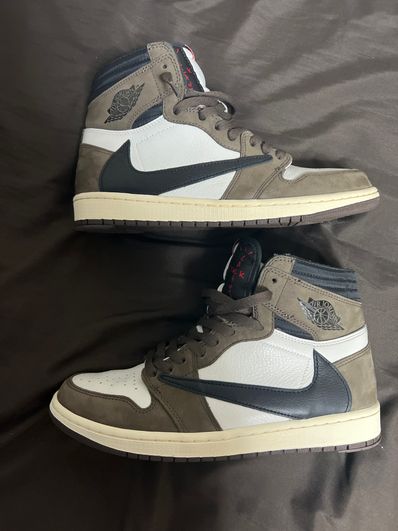 Travis Scott × Nike Air Jordan 1 Retro High OG TS SP "Sail/Dark Mocha"