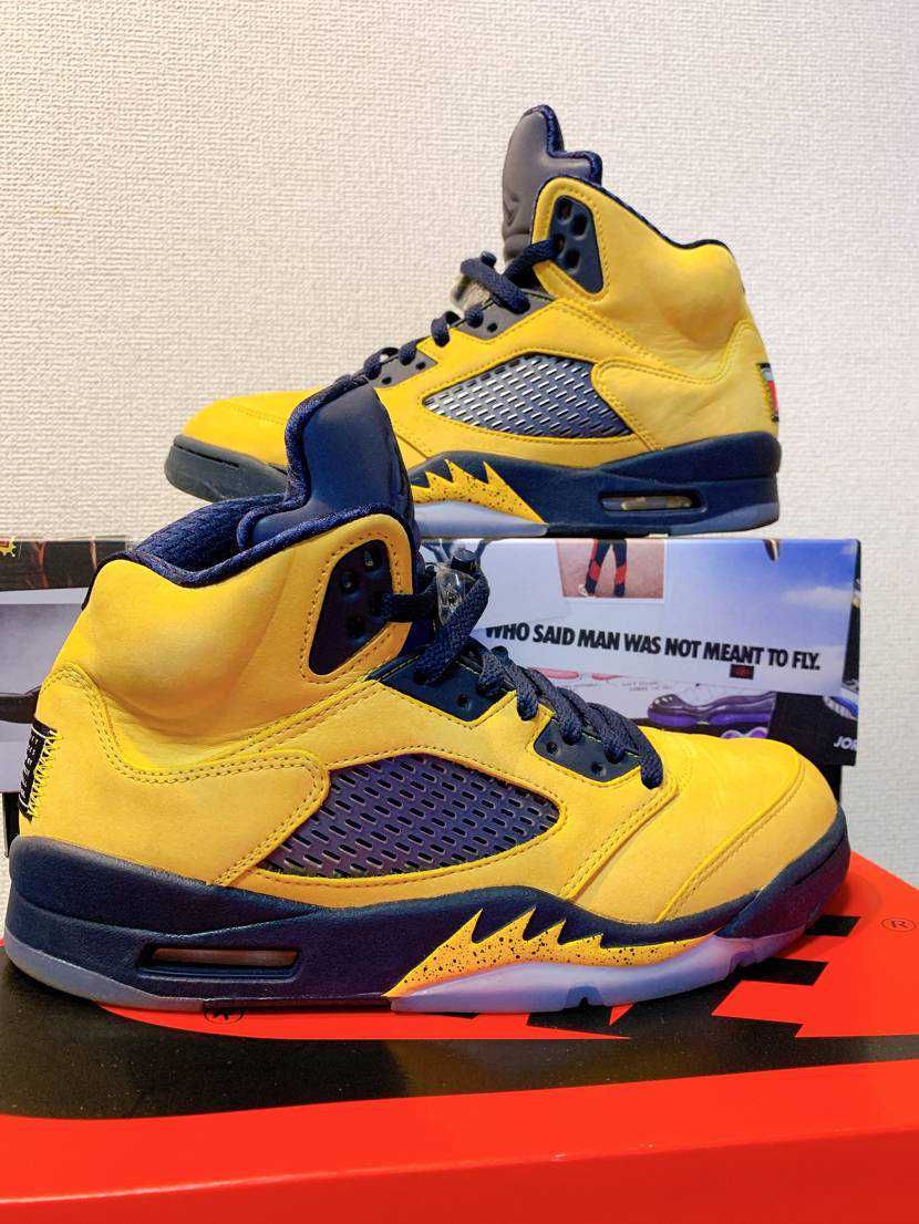 NIKE AIR JORDAN 5 "MICHIGAN"