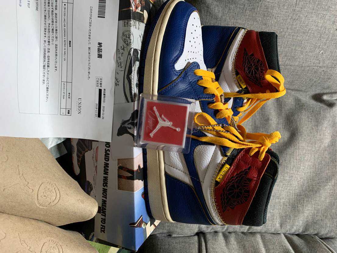 Union × Nike Air Jordan 1 Retro High OG NRG "Storm Blue/Varsity Red"