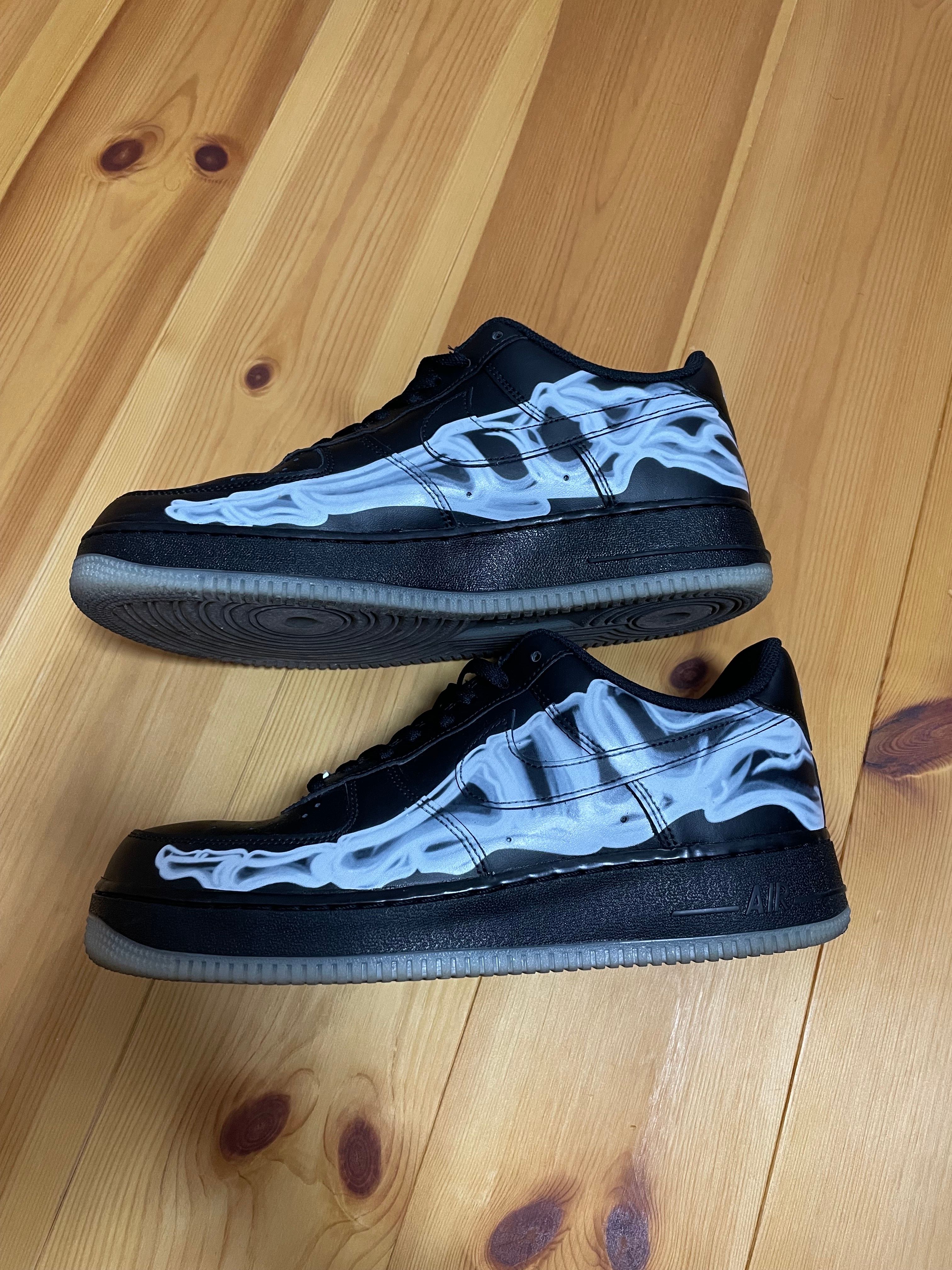 Nike Air Force 1 Low "Black Skeleton"