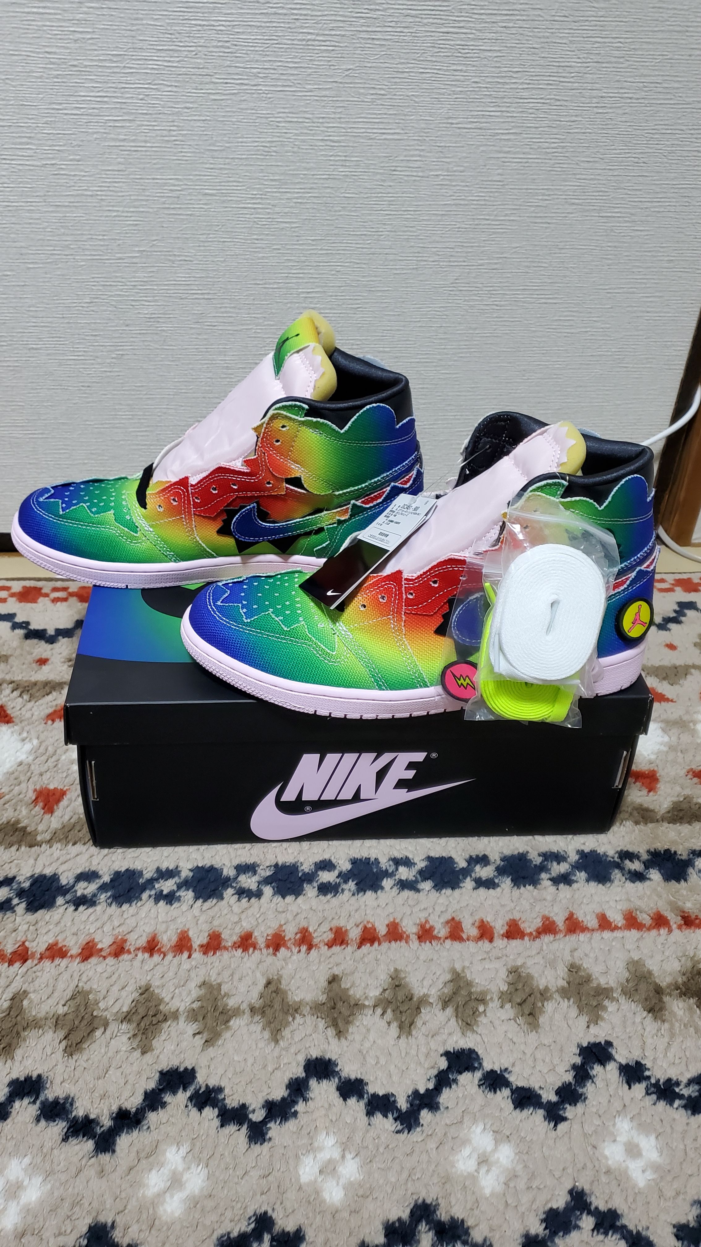 J Balvin × Nike Air Jordan 1 High OG "Rainbow"