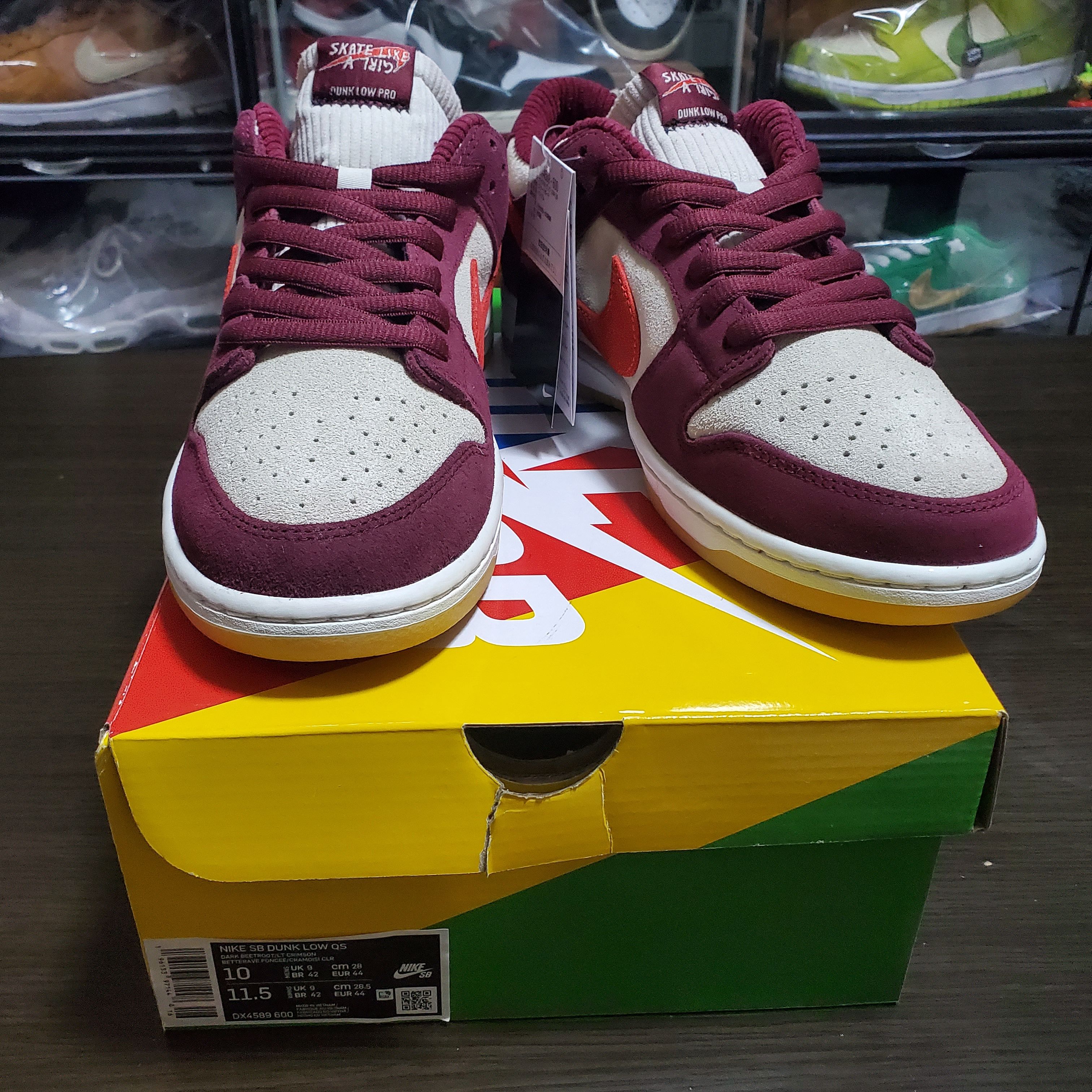 Skate Like a Girl × Nike SB Dunk Low Pro "Dark Beetroot"