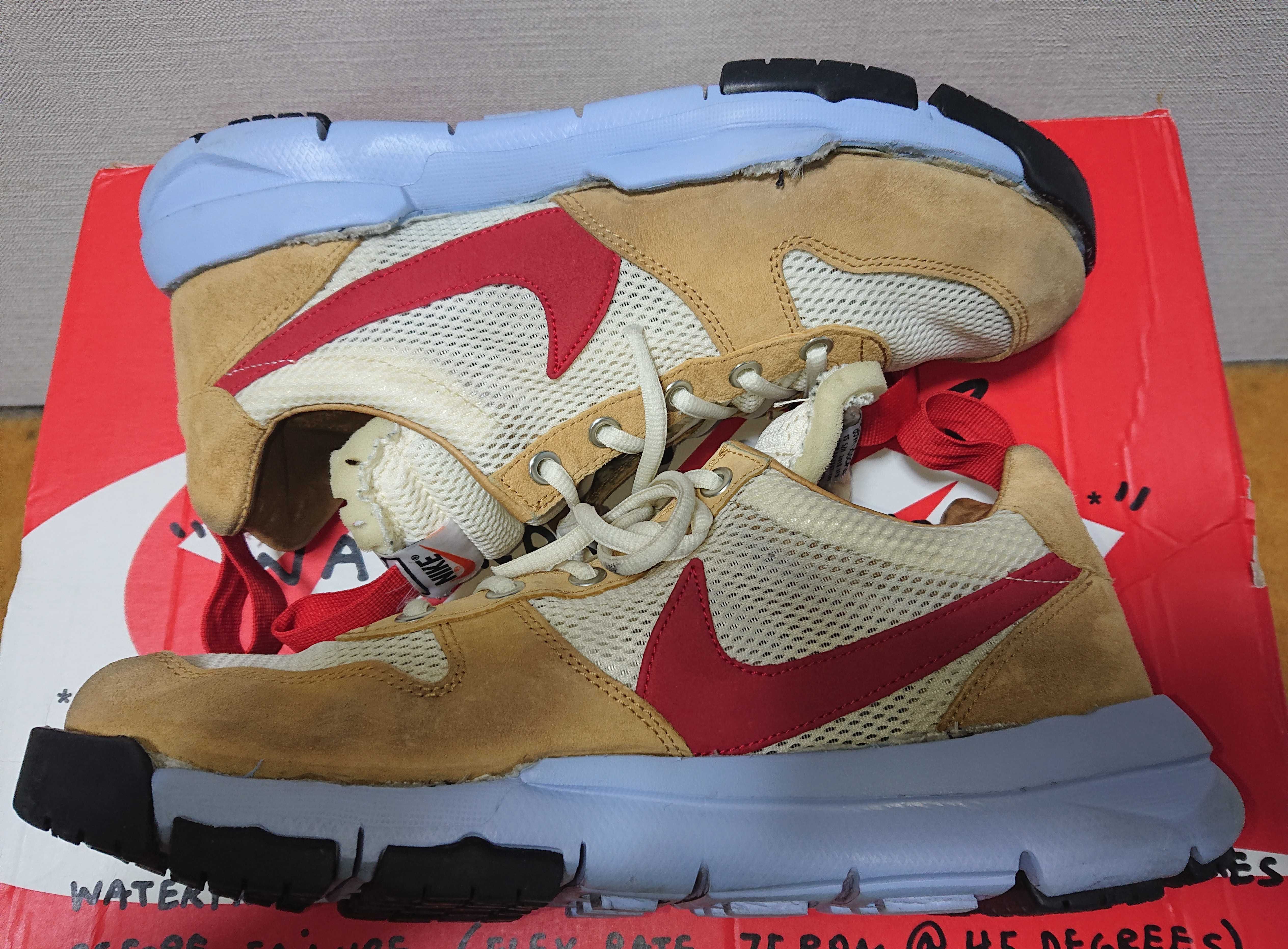 TOM SACHS × NIKE MARSYARD OVERSHOE "WHITE/LIGHT BLUE"