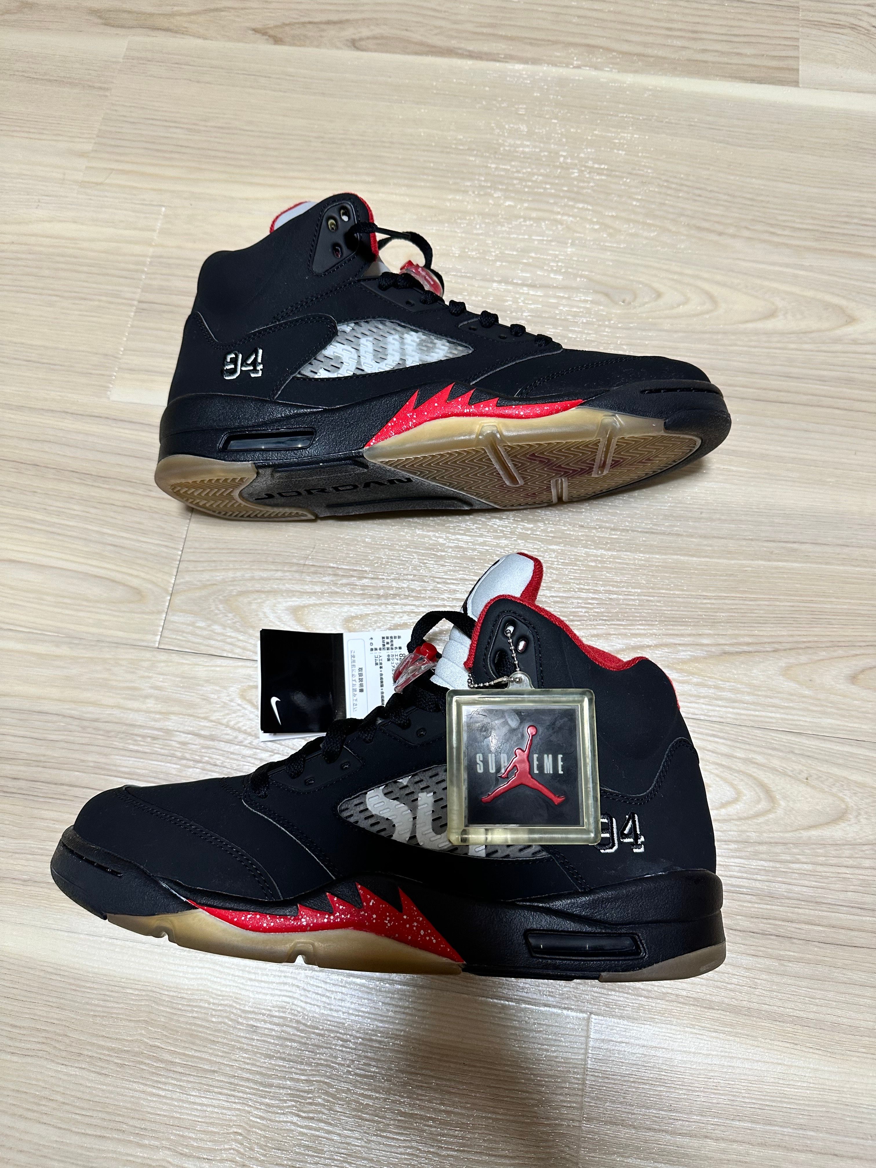 Supreme × Nike Air Jordan 5 Retro "Black"