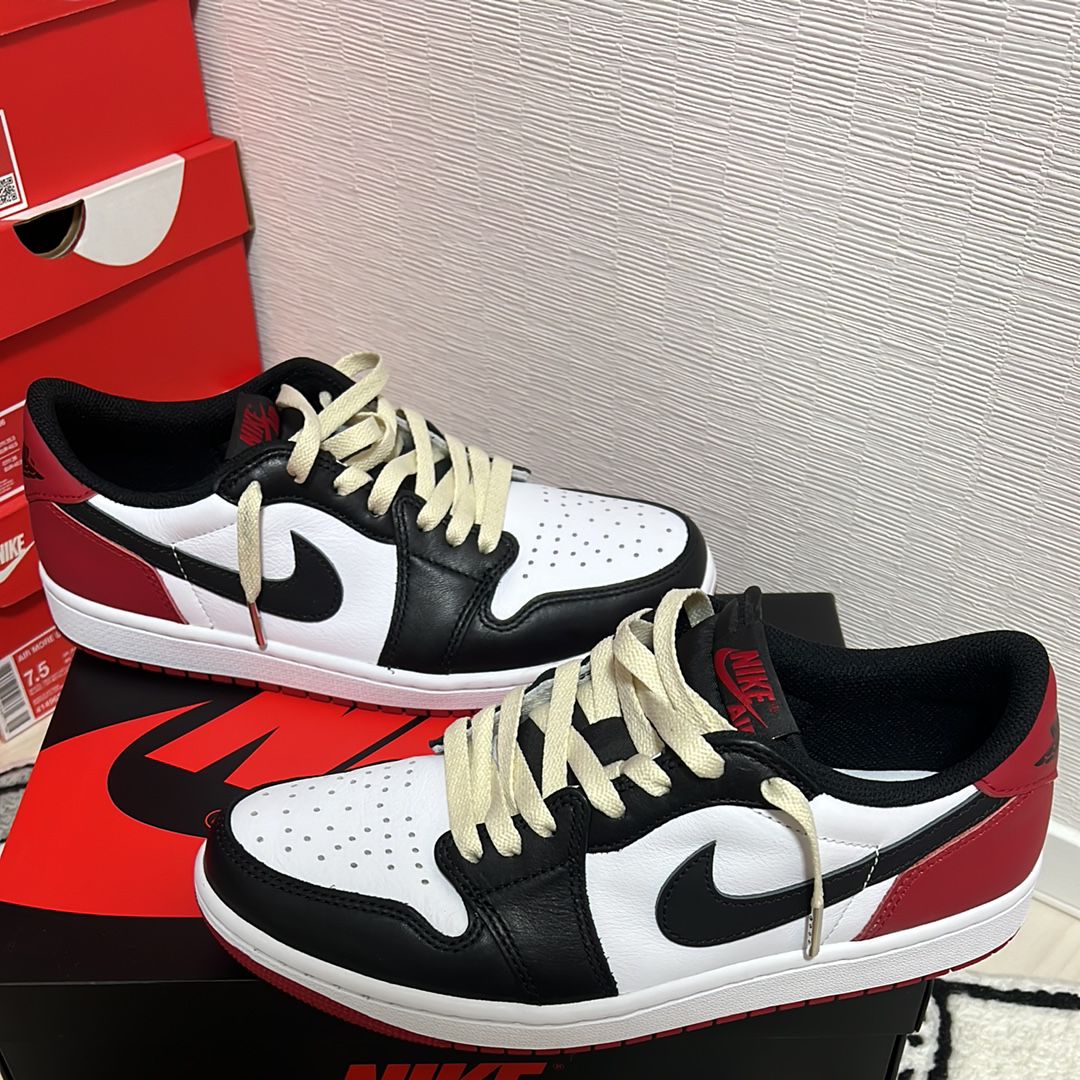 Nike Air Jordan 1 Retro Low OG "Black Toe"