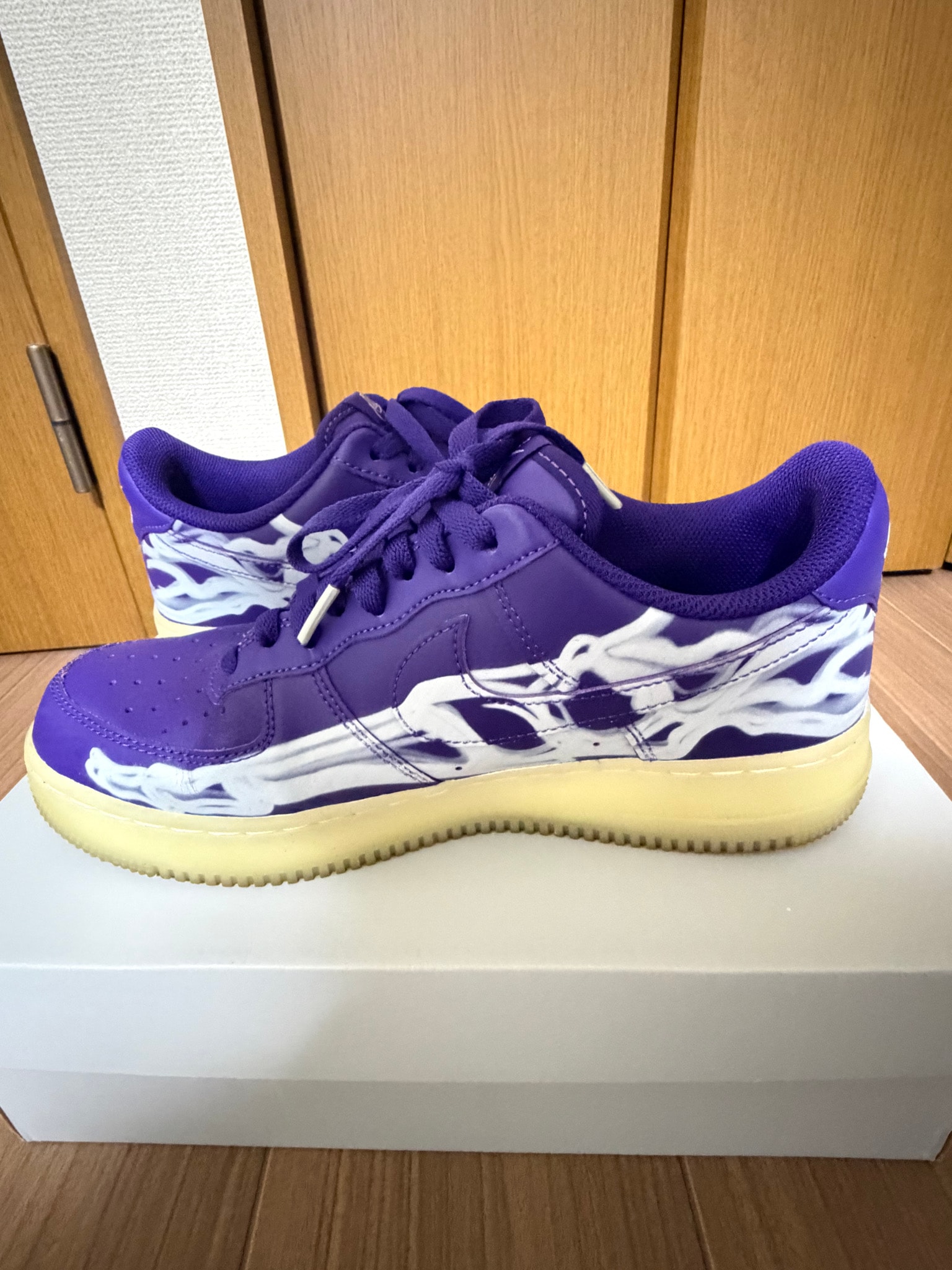 Nike Air Force 1 Low "Purple Skeleton"