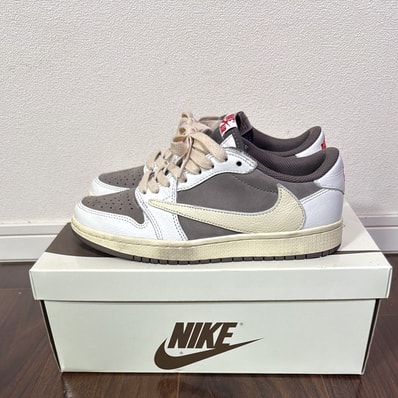 Travis Scott × Nike Air Jordan 1 Low OG SP "Reverse Mocha/Sail and Ridgerock"