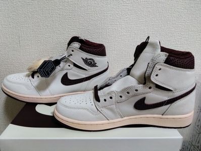 A Ma Maniere × Nike Air Jordan 1 Retro High OG "Sail and Burgundy"