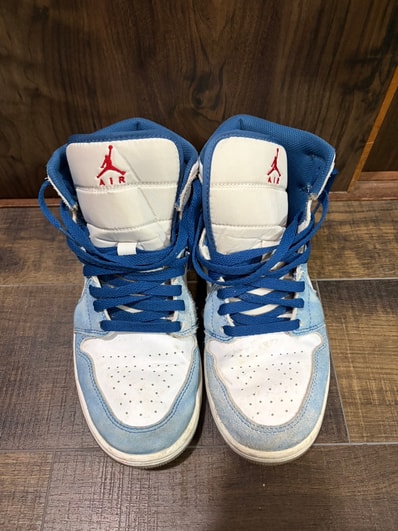 Nike Air Jordan 1 Mid SE "White/Hyper Royal/Red"