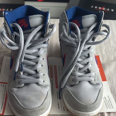 Nike SB Dunk High "Rush Blue and Team Orange/New York Mets"