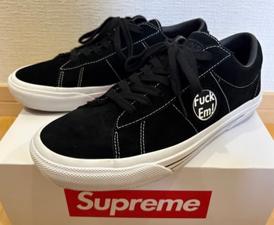 Supreme × Vans Sid "Black"