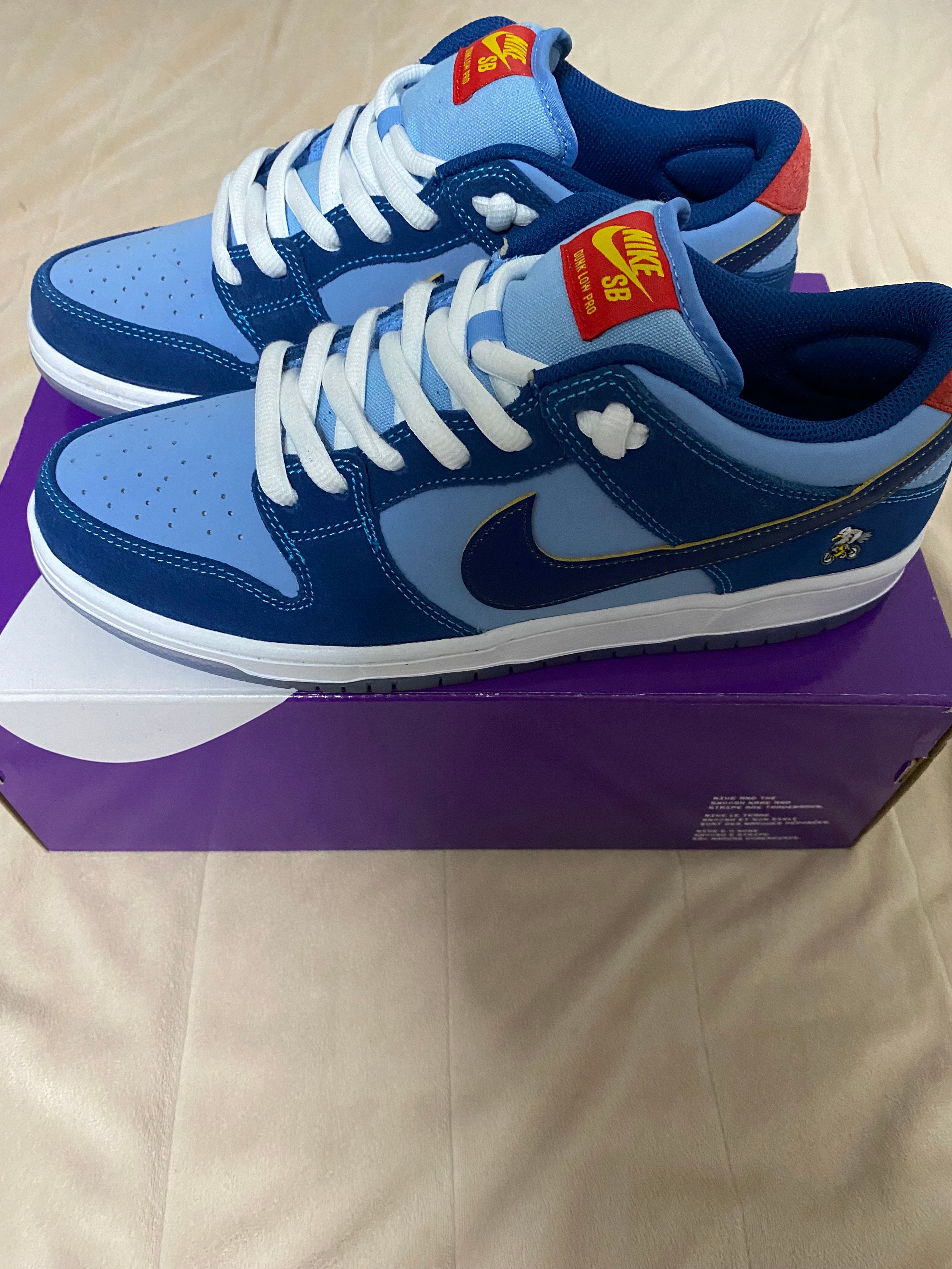 Why So Sad? × Nike SB Dunk Low "Coastal Blue/Speed Yellow-University Red"