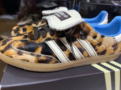 Wales Bonner × adidas Samba Pony Leo Low "Dark Brown/Cream White"