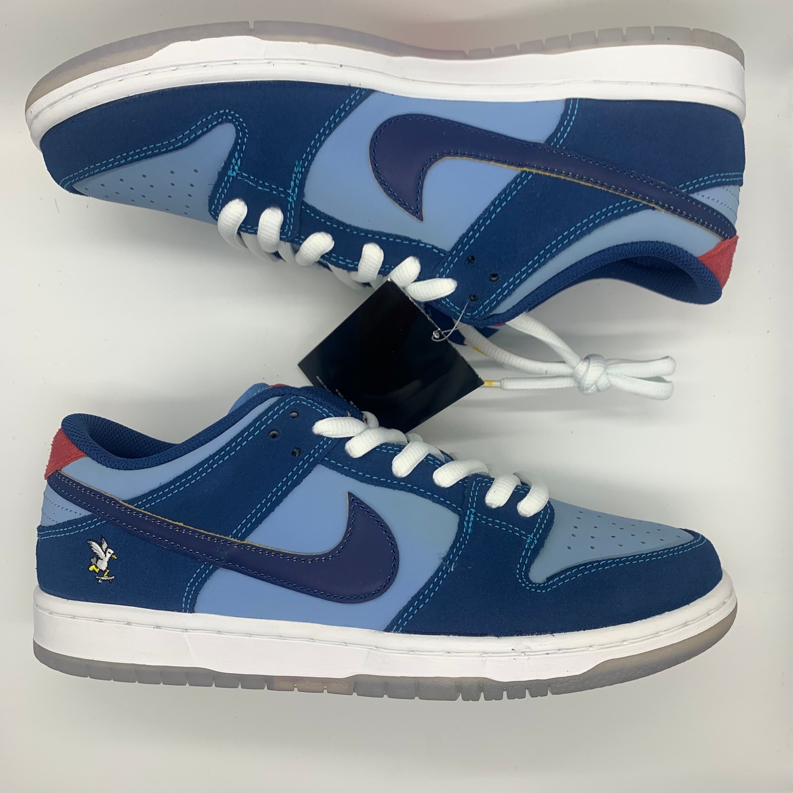 Why So Sad? × Nike SB Dunk Low "Coastal Blue/Speed Yellow-University Red"