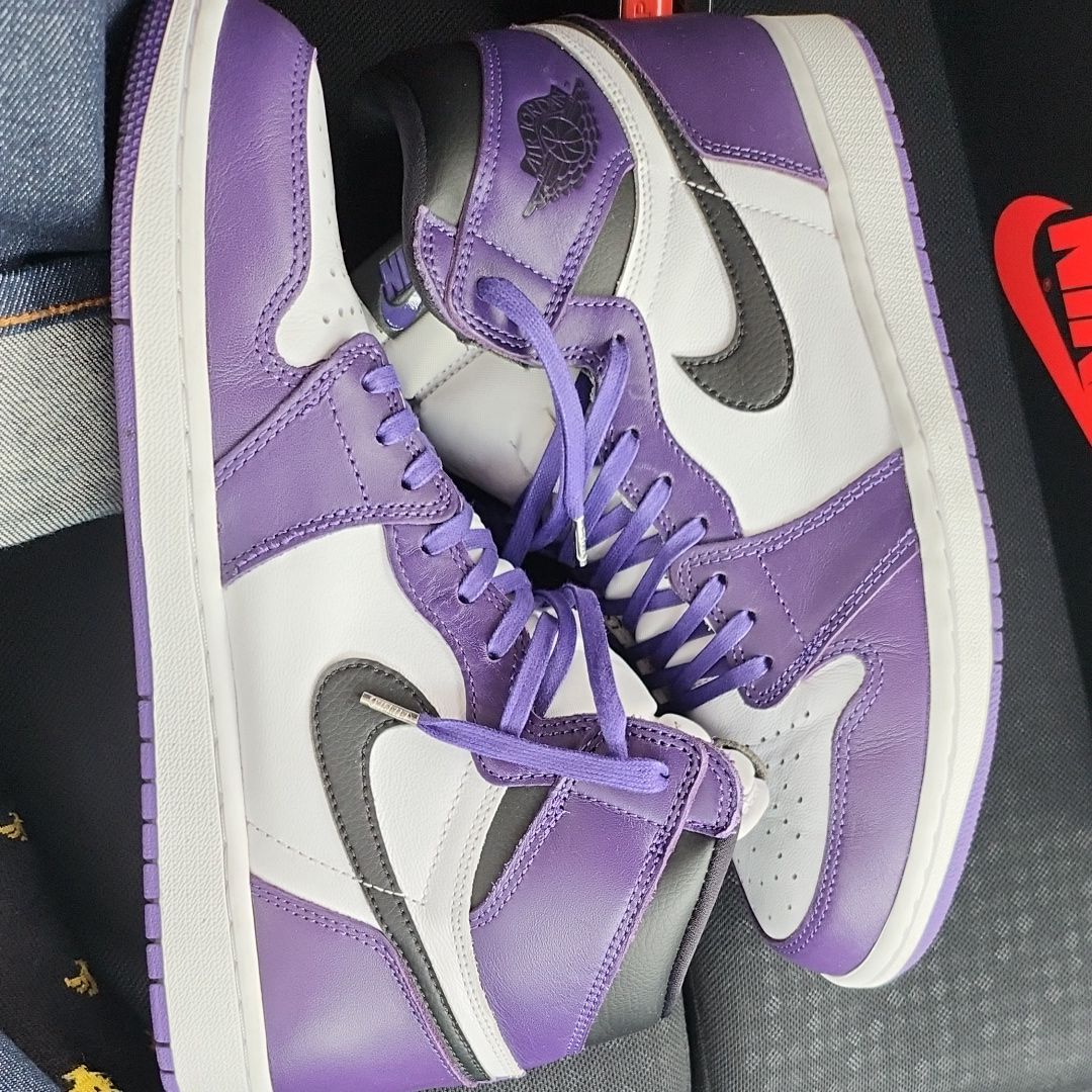 Nike Air Jordan 1 Retro High OG "Court Purple White/Black" (2020)   