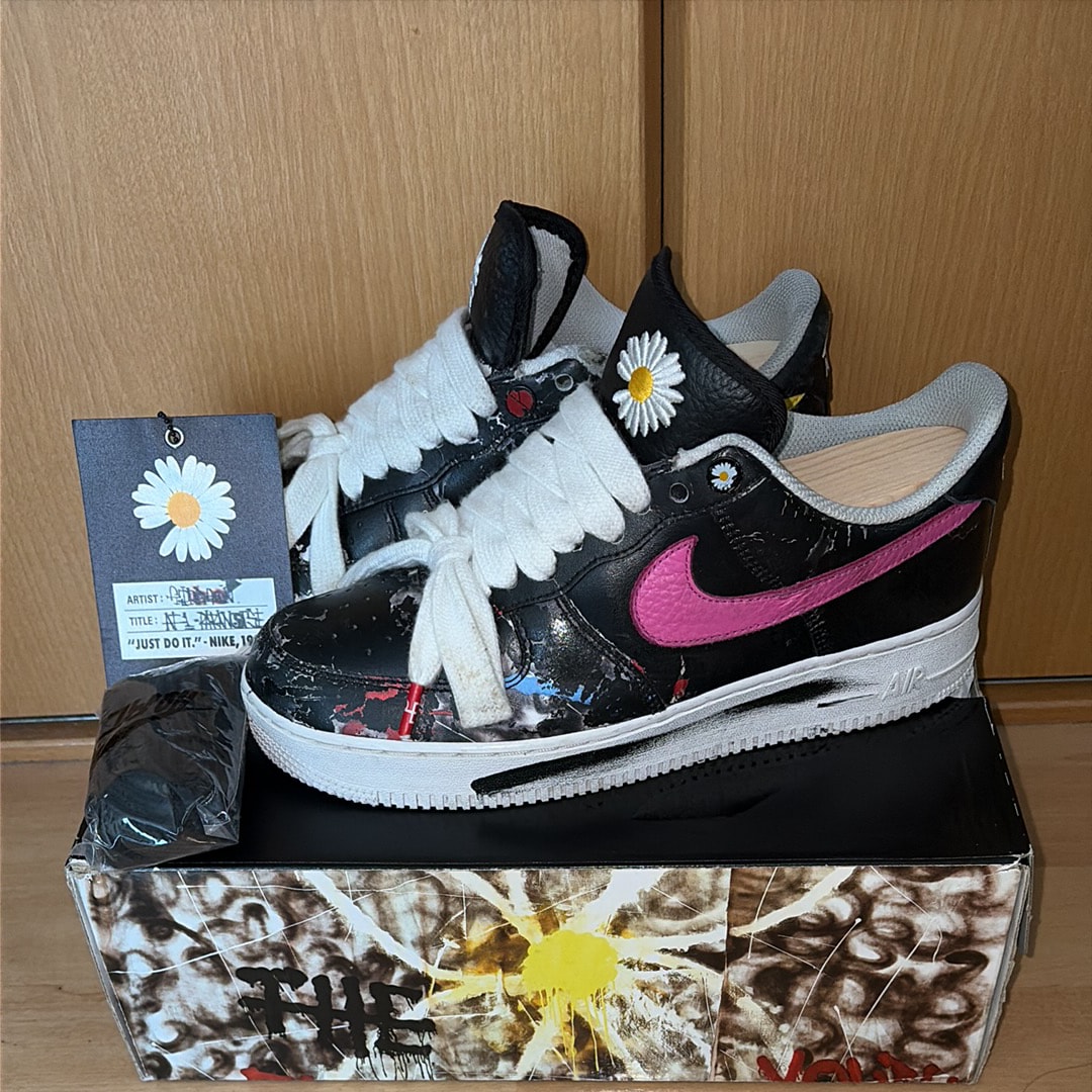 PEACEMINUSONE × Nike Air Force 1 Low '07 Para-Noise 3.0 "Black and Multi-Color" / G-DRAGON