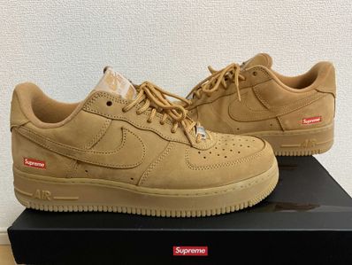 Supreme × Nike Air Force 1 Low "Flax/Wheat"