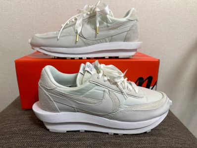 sacai × Nike LDV Waffle "Triple White"