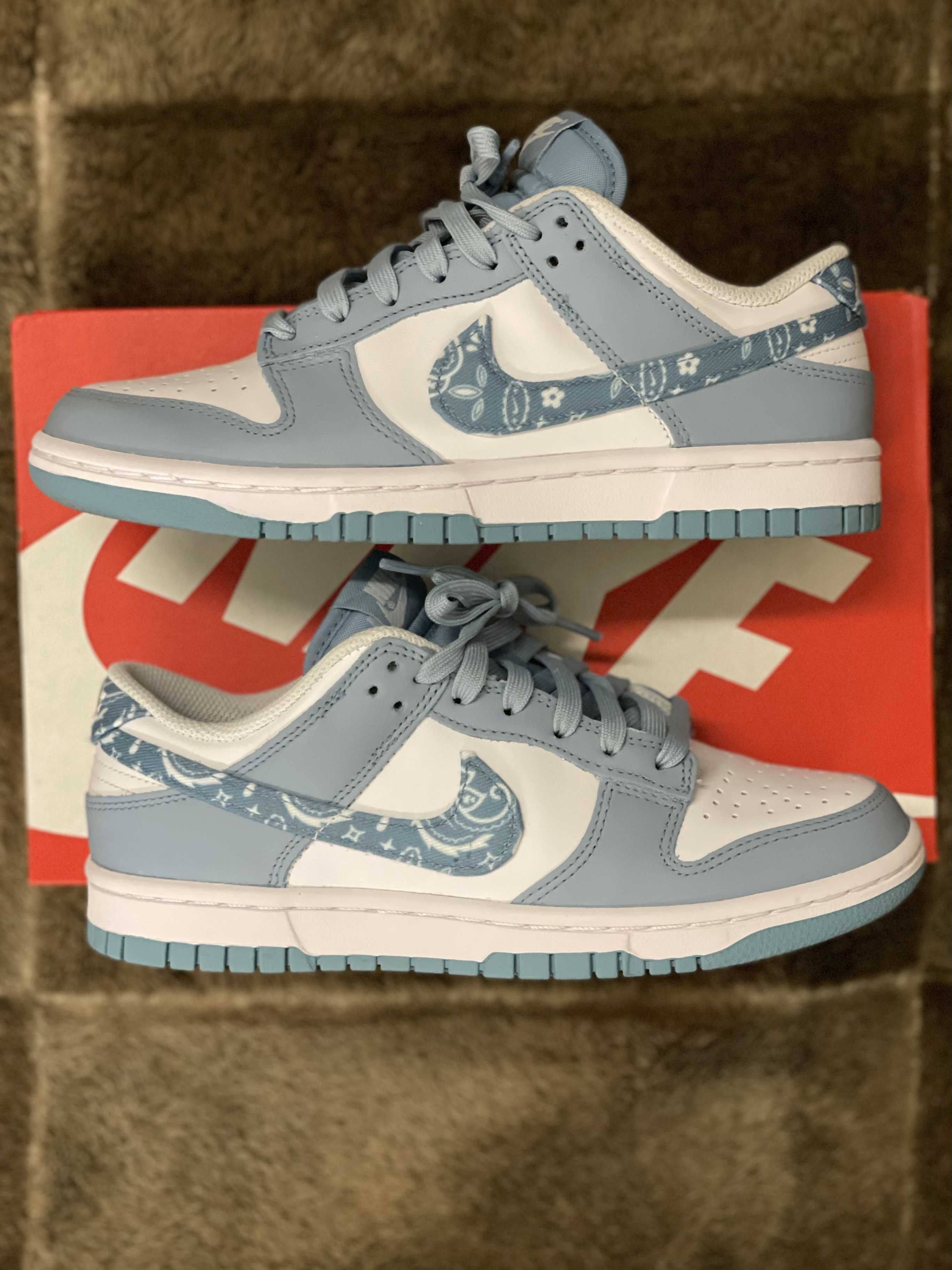 Nike Women's Dunk Low ESS "Blue Paisley"