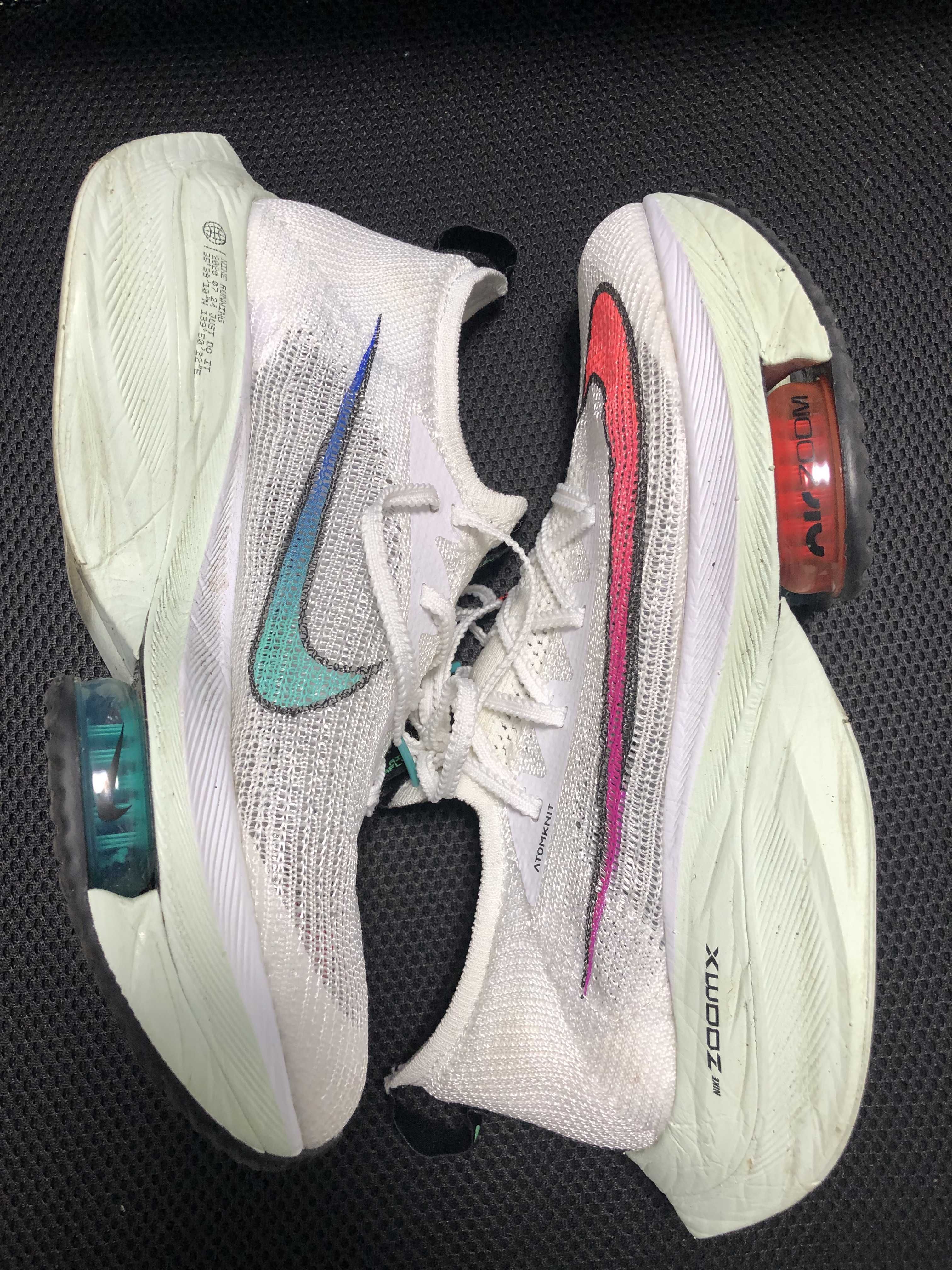 NIKE AIR ZOOM ALPHAFLY NEXT% "WHITE/JADE AURA/FLASH CRIMSON"