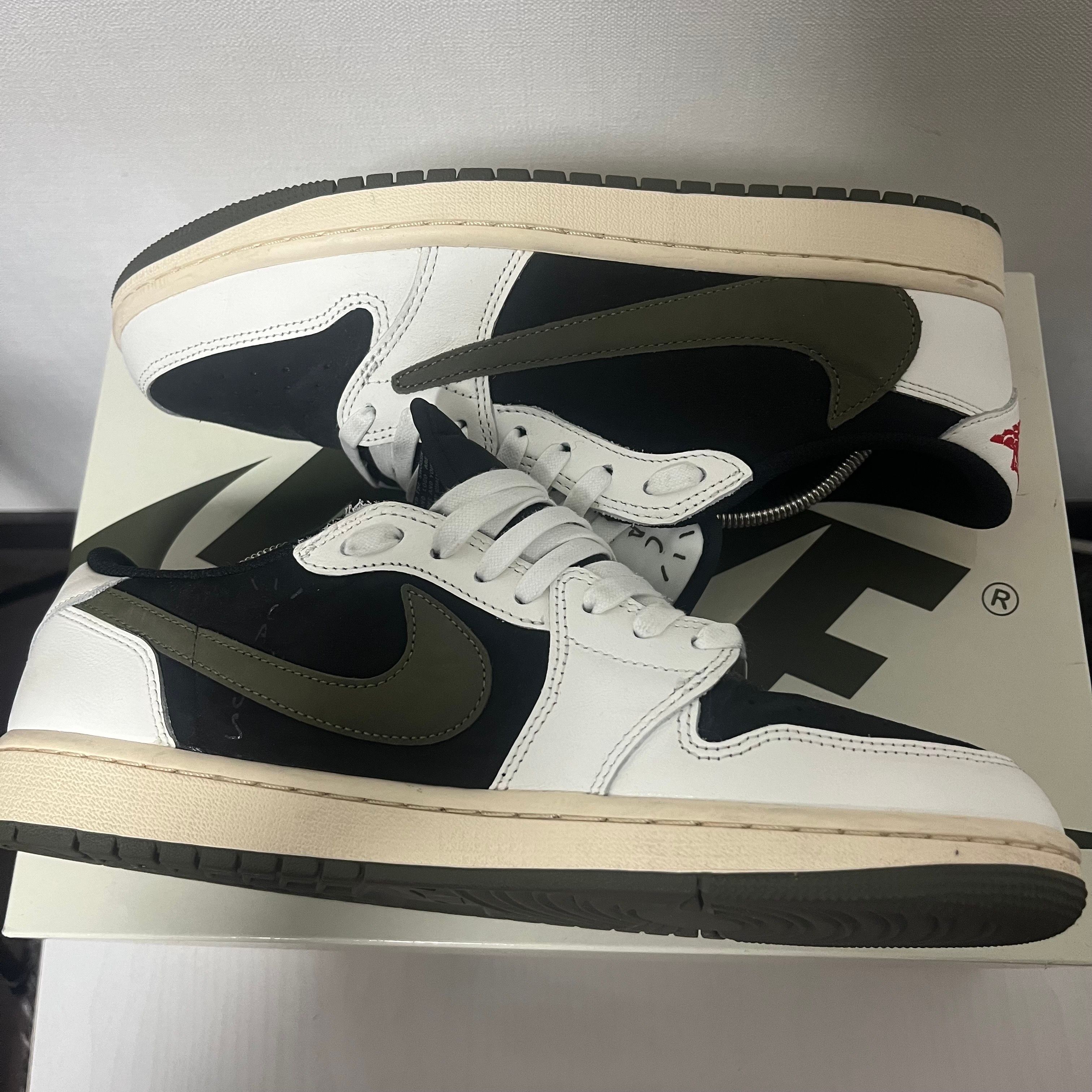 Travis Scott × Nike Women's Air Jordan 1 Low OG "Medium Olive"