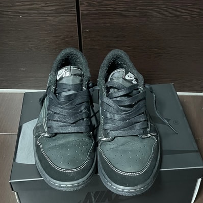 Travis Scott × Nike Air Jordan 1 Low OG SP "Black Phantom"