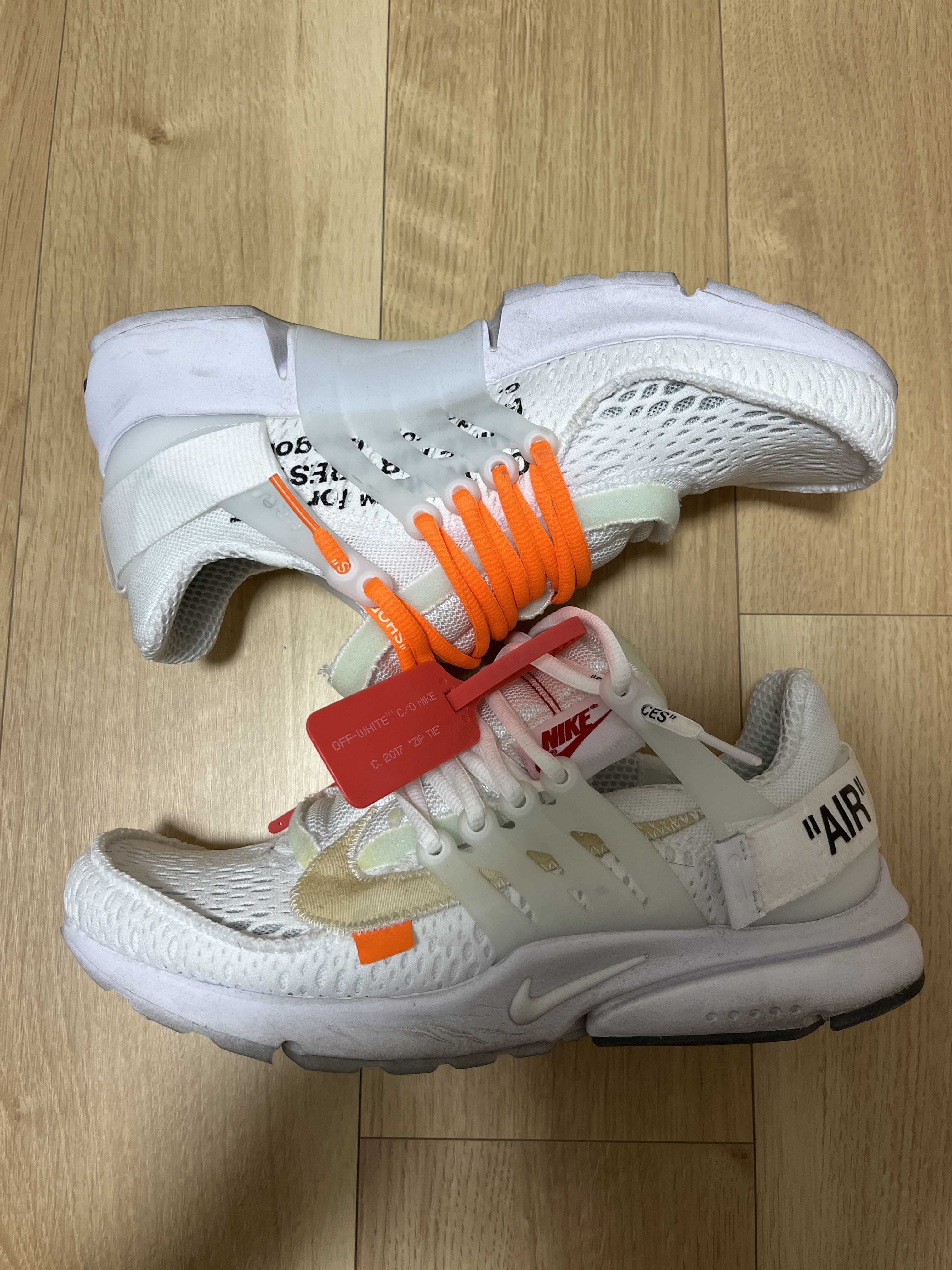 Off-White × Nike Air Presto "White/Black/Cone"
