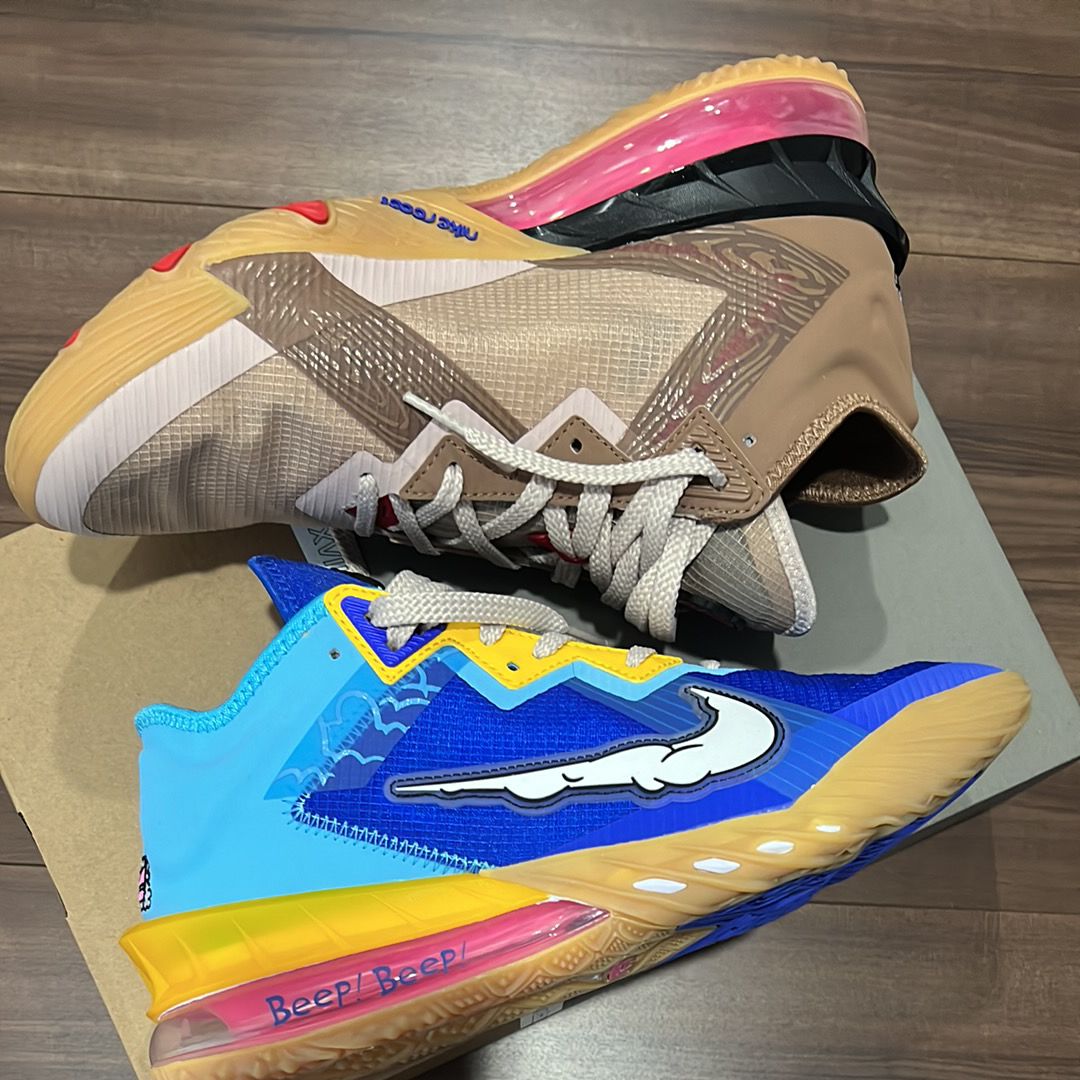 SPACE PLAYERS × NIKE LEBRON 18 LOW "WILE E. × ROADRUNNER"