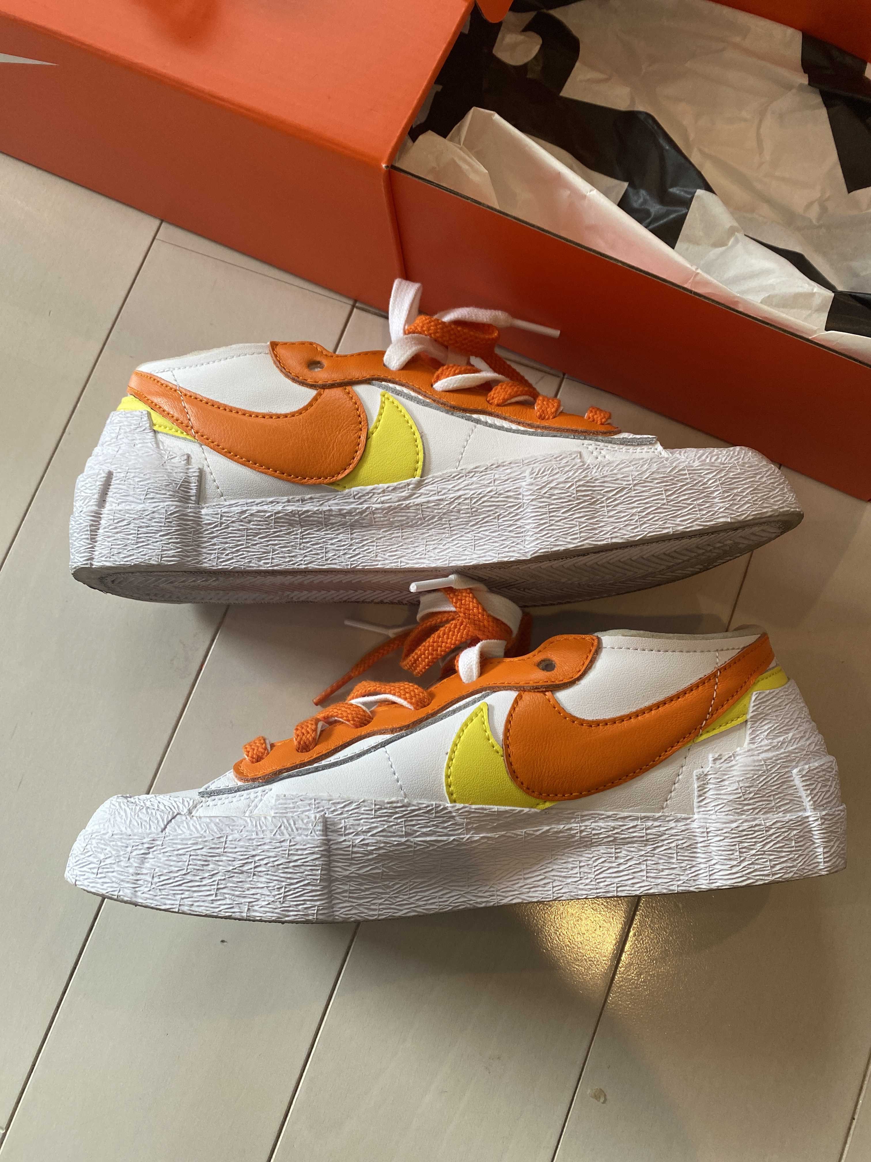 SACAI × NIKE BLAZER LOW "MAGMA ORANGE"