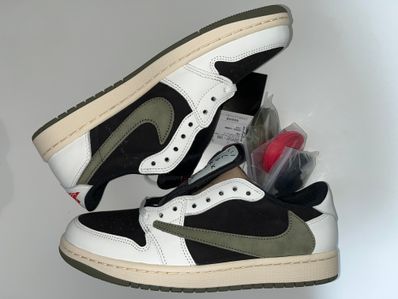 Travis Scott × Nike Women's Air Jordan 1 Low OG "Medium Olive"