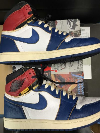 Union × Nike Air Jordan 1 Retro High OG NRG "Storm Blue/Varsity Red"