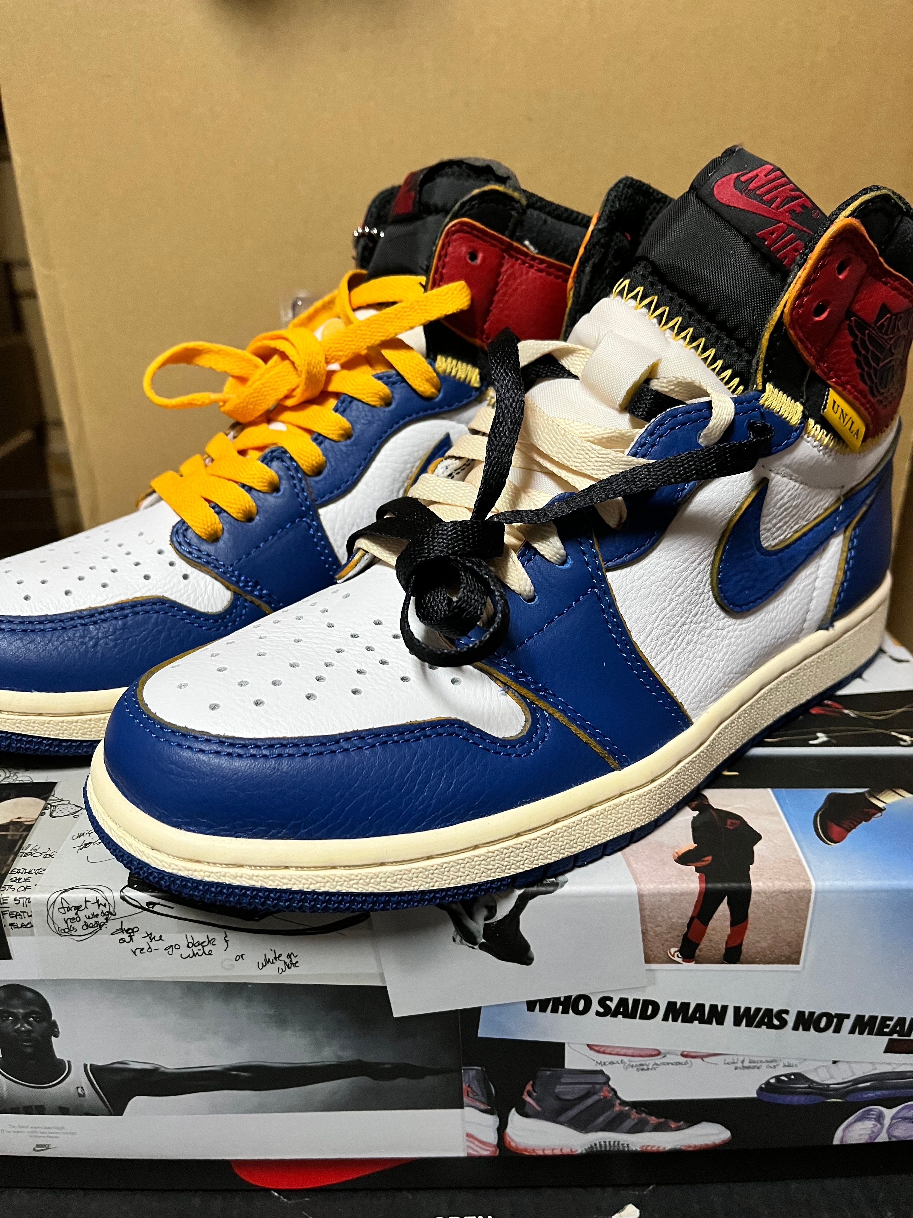 Union × Nike Air Jordan 1 Retro High OG NRG "Storm Blue/Varsity Red"