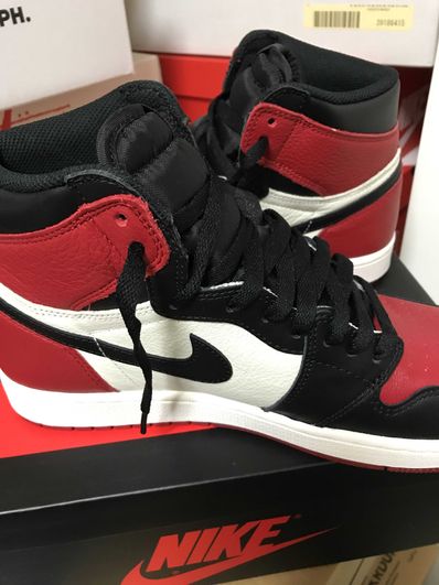 Nike Air Jordan 1 Retro High OG "Bred Toe"