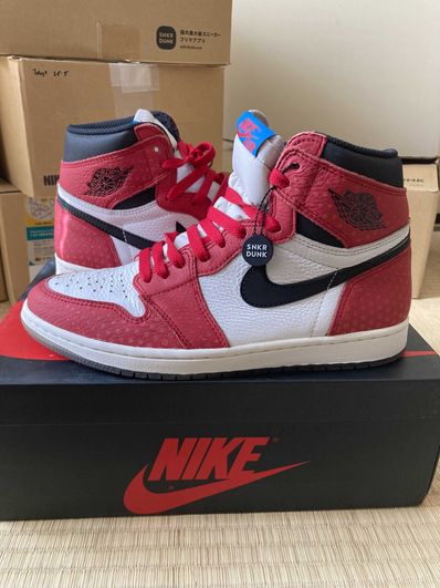 Spiderman × Nike Air Jordan 1 Origin Story "Gym Red/White/Photo Blue/Black"