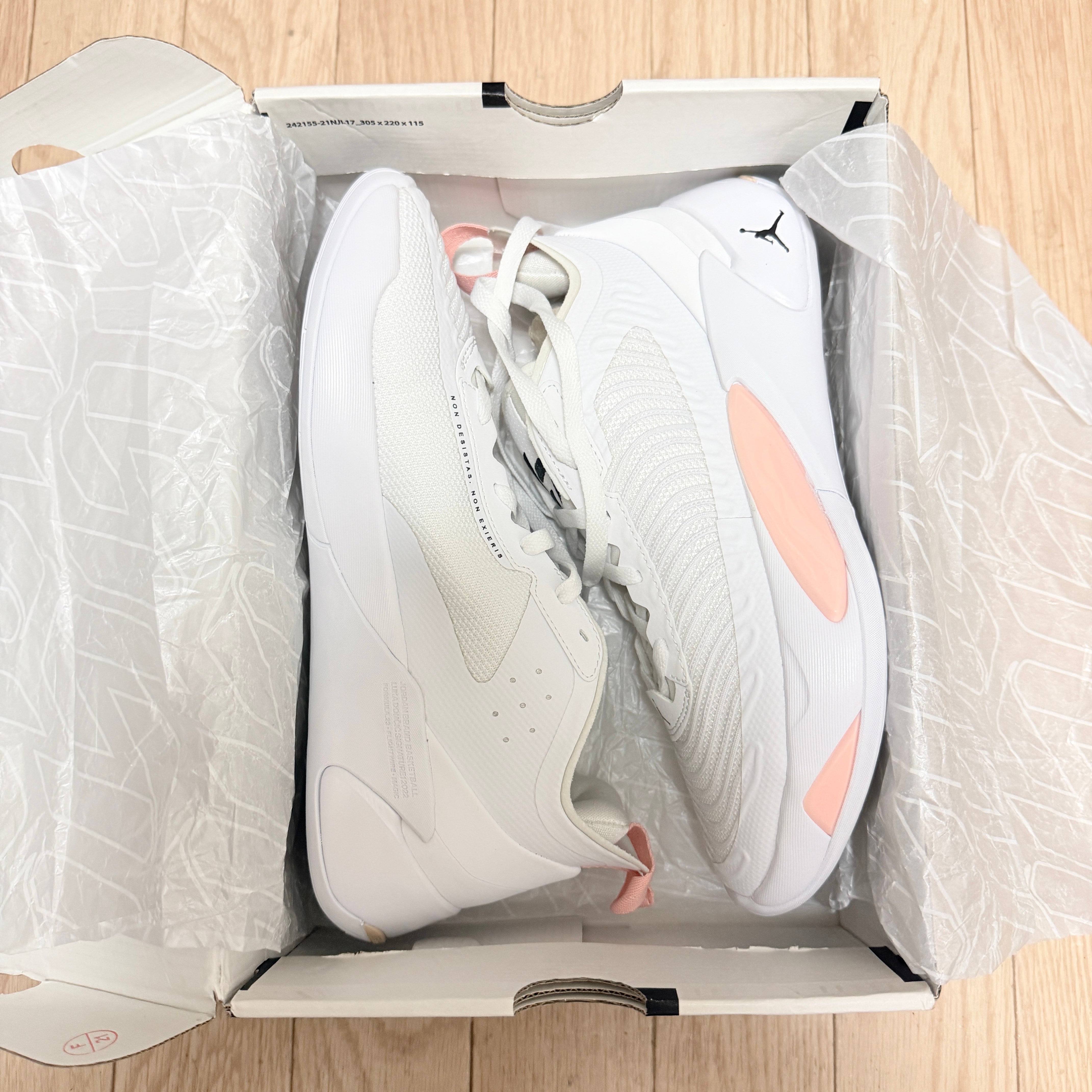 Nike Jordan Luka 1 "White/Bleached Coral/Sesame/Black"