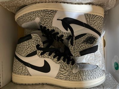 Nike Air Jordan 1 High OG "White Cement/Safari"