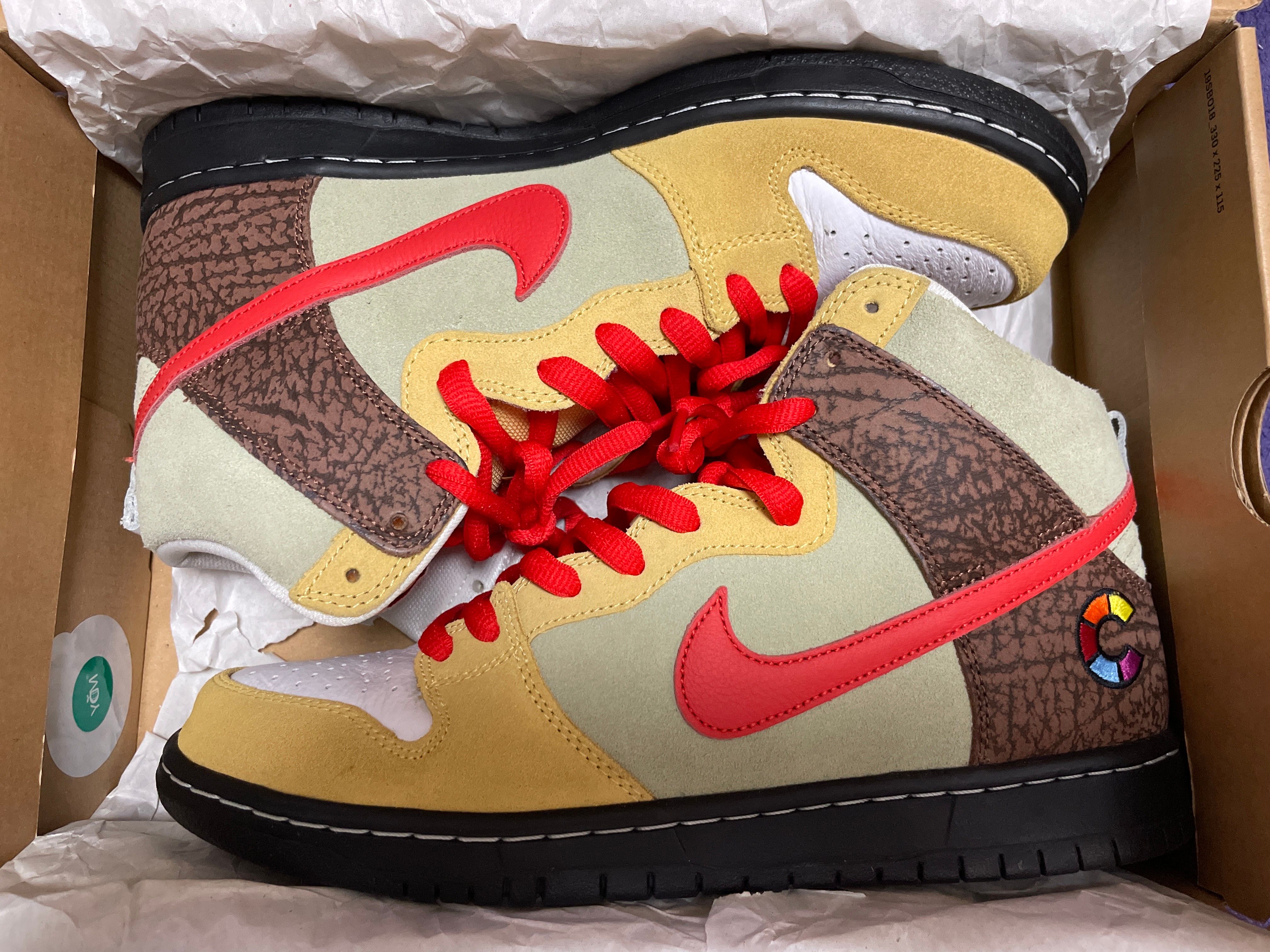 Color Skates x Nike SB Dunk High "Kebab And Destroy"