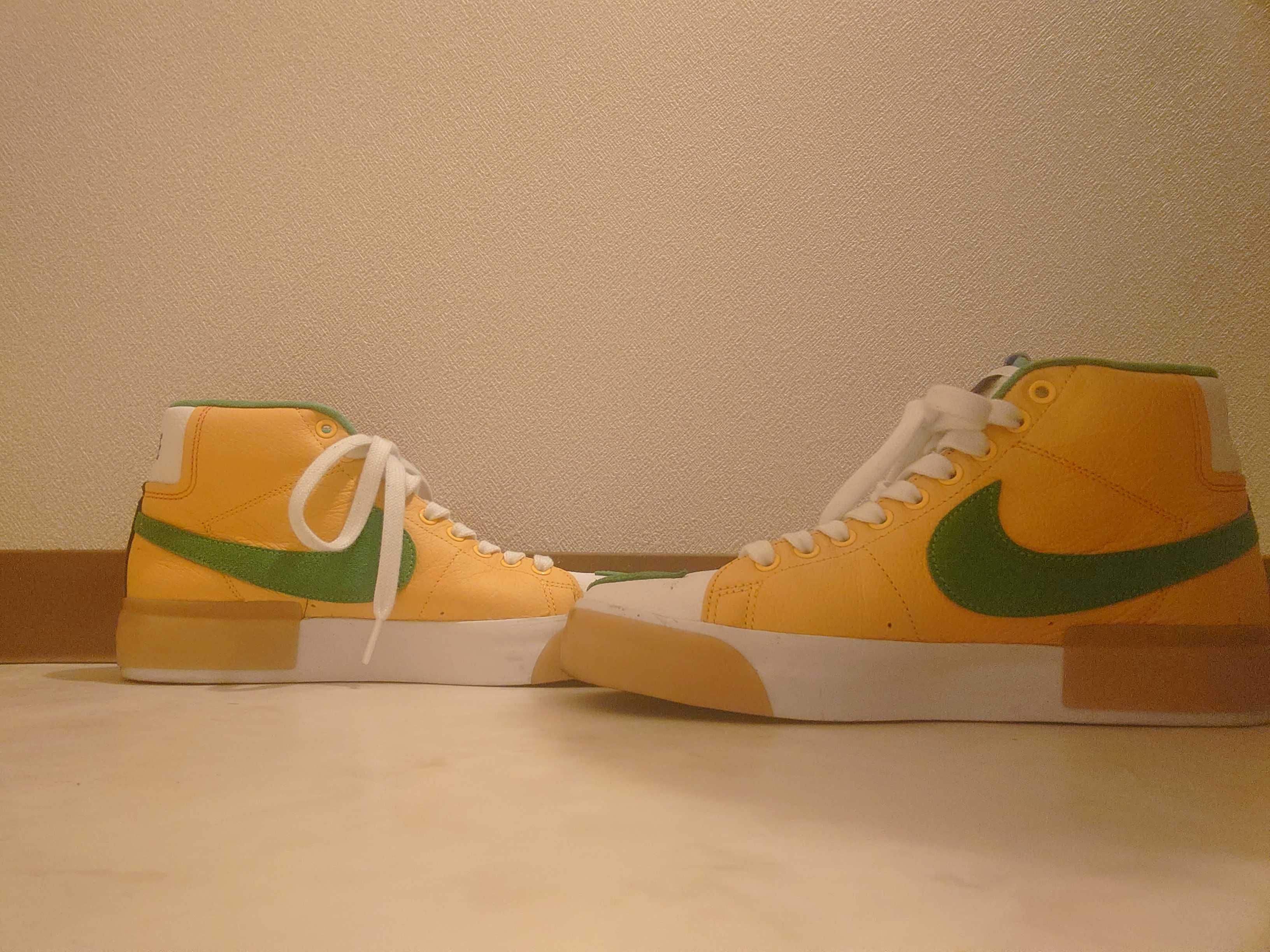 Nike SB Blazer Mid Edge "Orange/Yellow/Green/Blue"