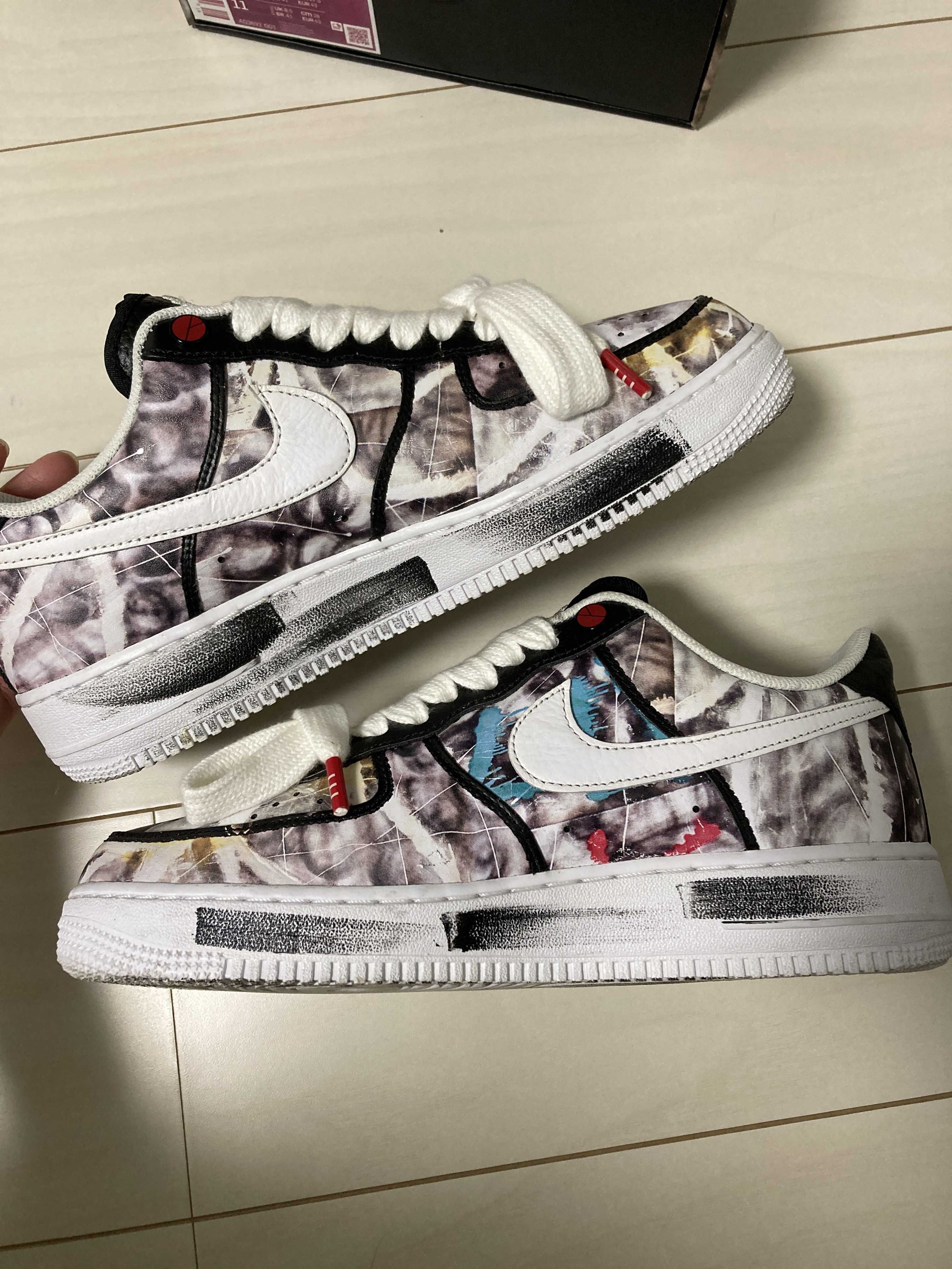 PEACEMINUSONE × Nike Air Force 1 Low Para Noise "Black" / G-DRAGON