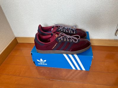Alwayth × adidas Samba OG "College Burgundy/Aurora Black/Matte Gold"