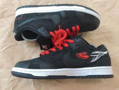Wasted Youth × Nike SB Dunk Low "Black Denim" / VERDY