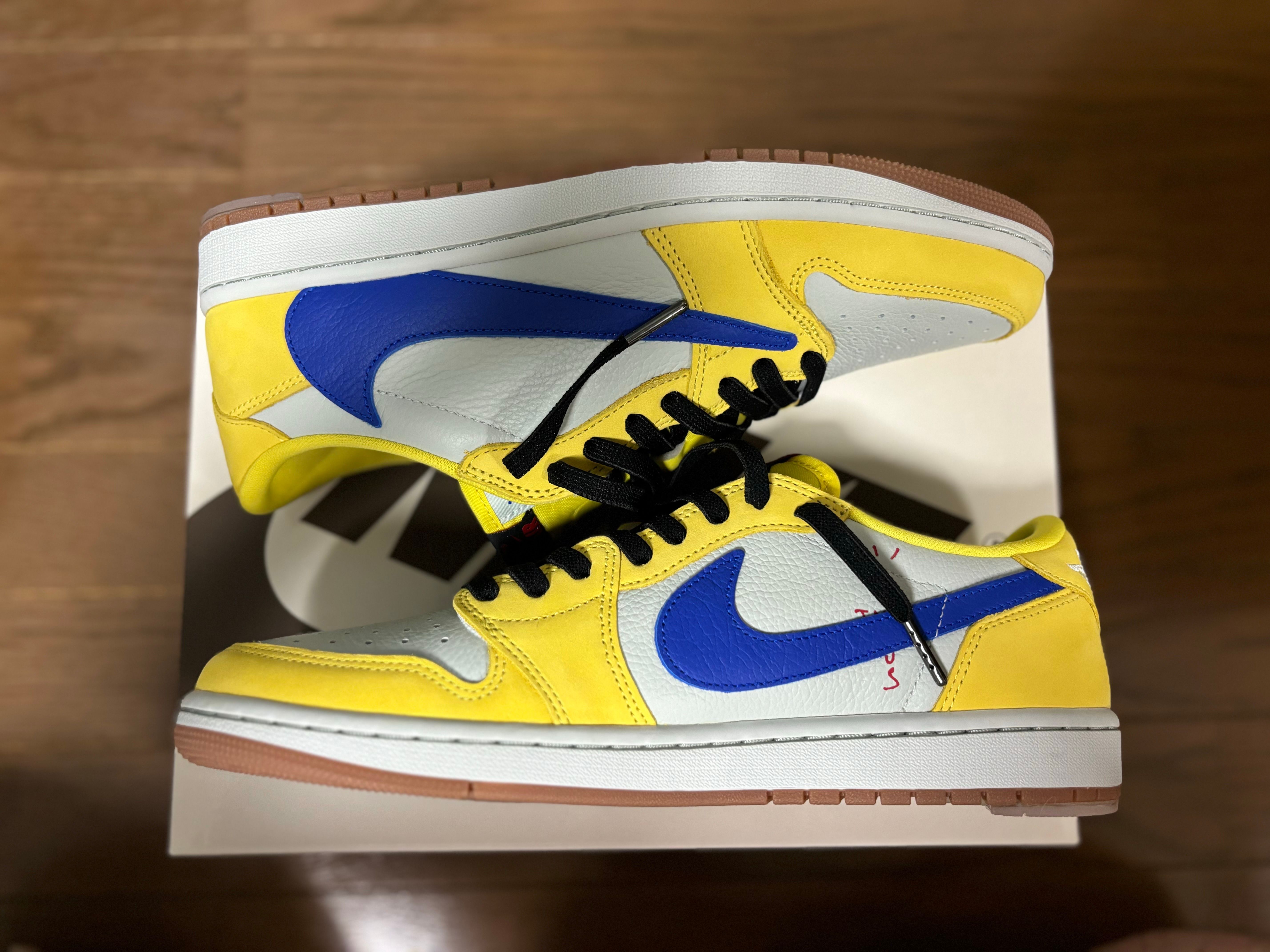 Travis Scott × Nike Women's Air Jordan 1 Retro Low OG "Canary"