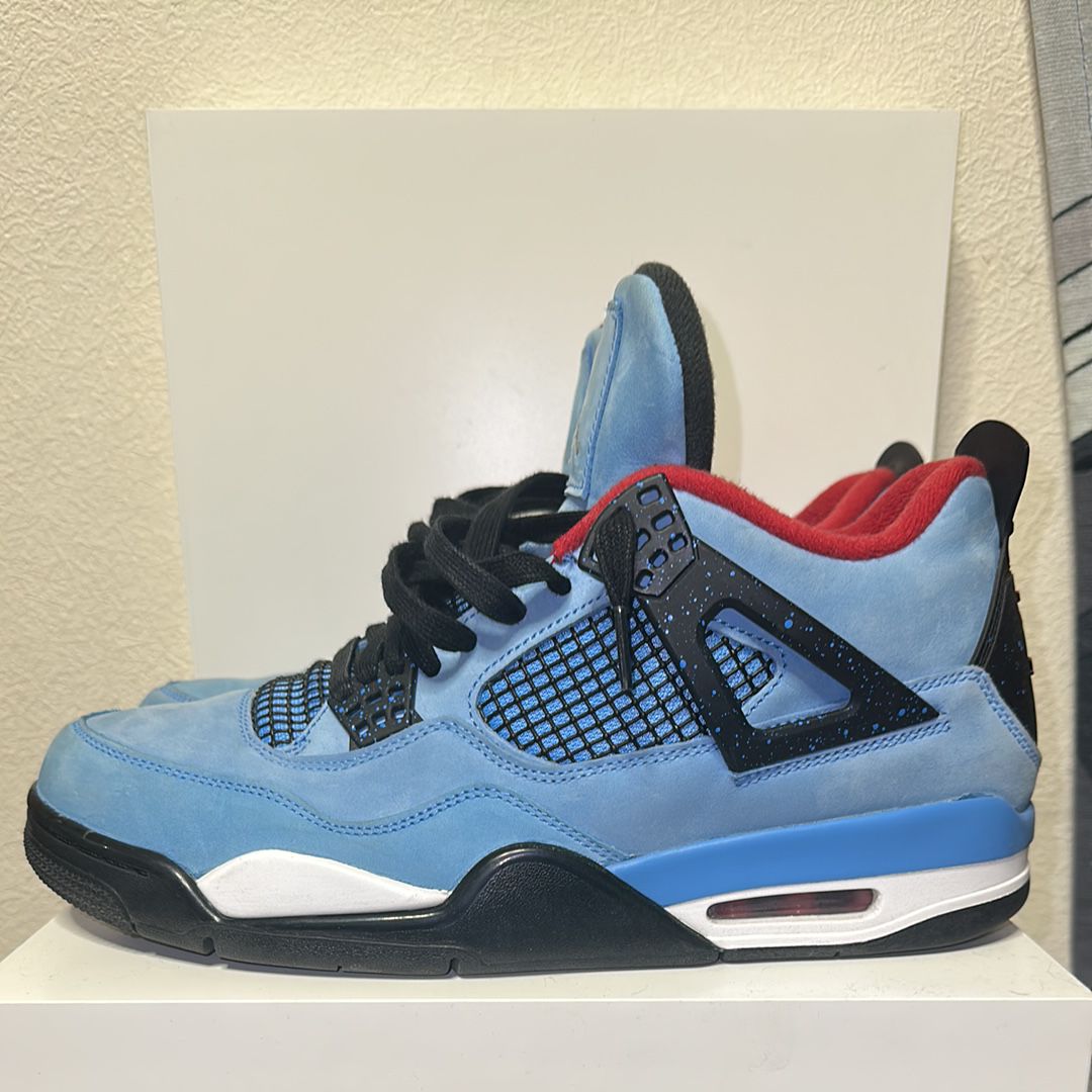 Travis Scott × Nike Air Jordan 4 Retro Cactus Jack "University Blue"
