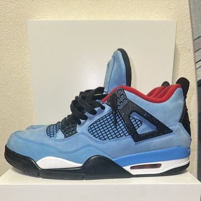 Travis Scott × Nike Air Jordan 4 Retro Cactus Jack "University Blue"
