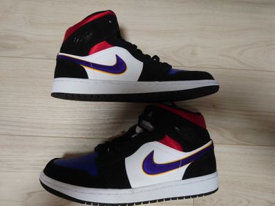 NIKE AIR JORDAN 1 MID "LAKERS TOP 3"